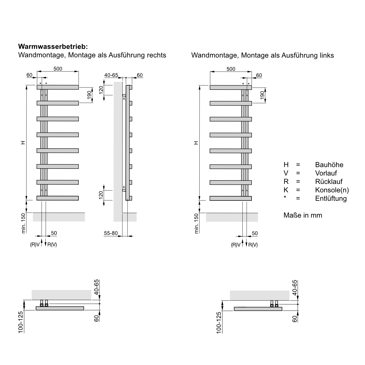Zehnder Design-Heizkörper „Alban“ für Warmwasser-Zentralheizung mit 50 mm-Seitenanschluss 50 × 100 cm in Edelstahl (handpoliert) Zehnder Design-Heizkörper „Alban“ für Warmwasser-Zentralheizung mit 50 mm-Seitenanschluss 50 × 100 cm in Edelstahl (handpoliert)
