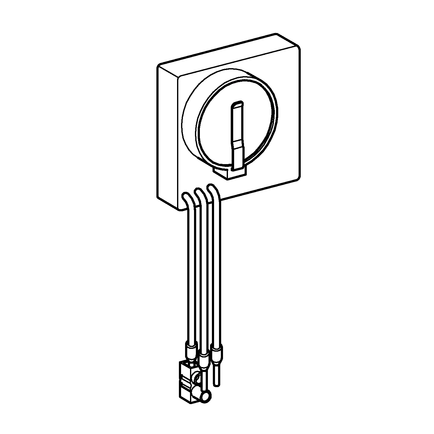 Funk-Elektronik 39141, für WC mit Spülkasten GD2, WC-Funk-Empfangsmodul 868,4 MHz für Funk-Wand-Sender 39 142, für Stützklappgriffe mit Sender, integrierter Batteriekasten für 4 x 1.5 V Mono D (LR20)