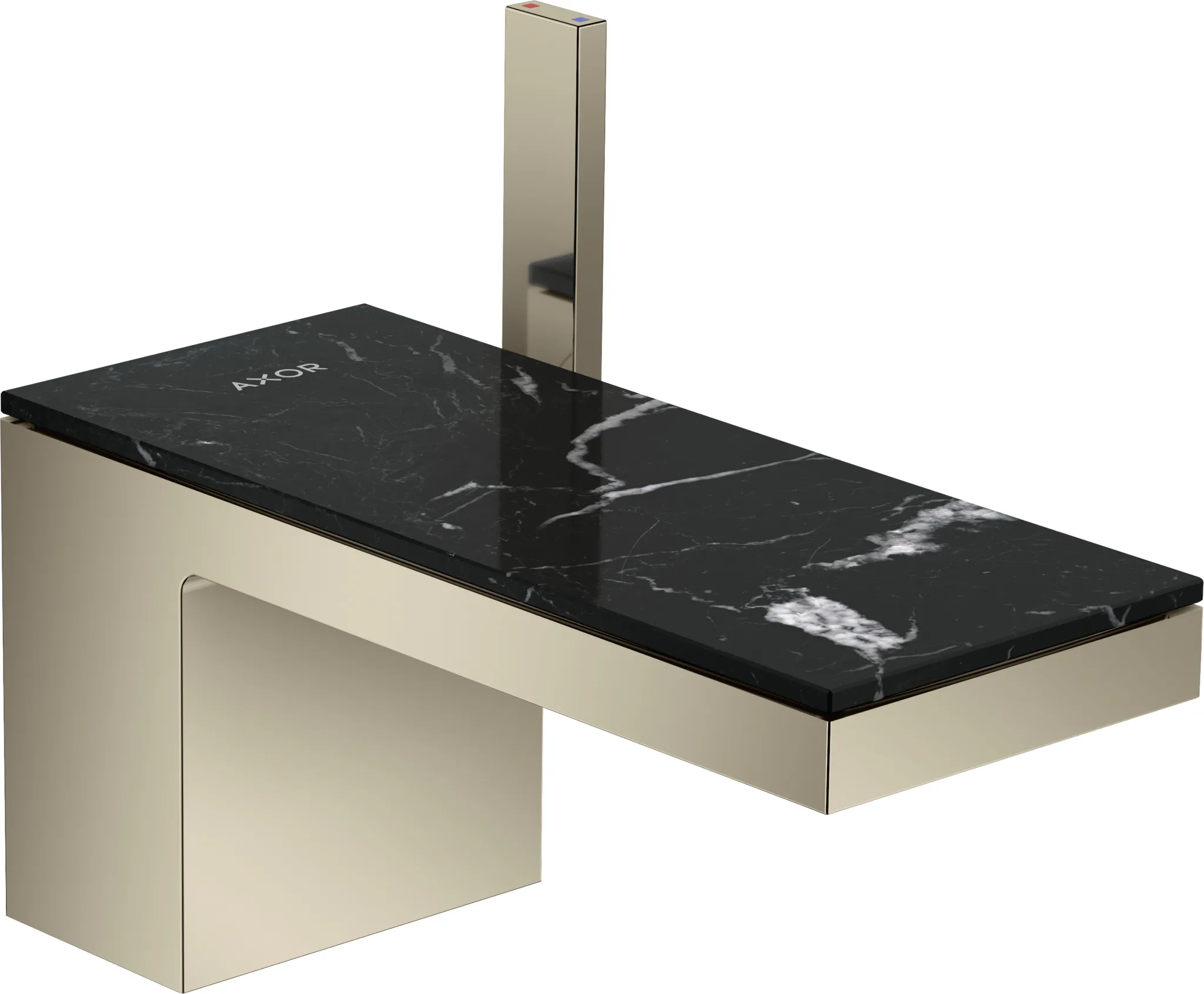 Hansgrohe AXOR MyEdition Mischer Platte 200 Marmor Nero Marquina Hansgrohe AXOR MyEdition Mischer Platte 200 Marmor Nero Marquina