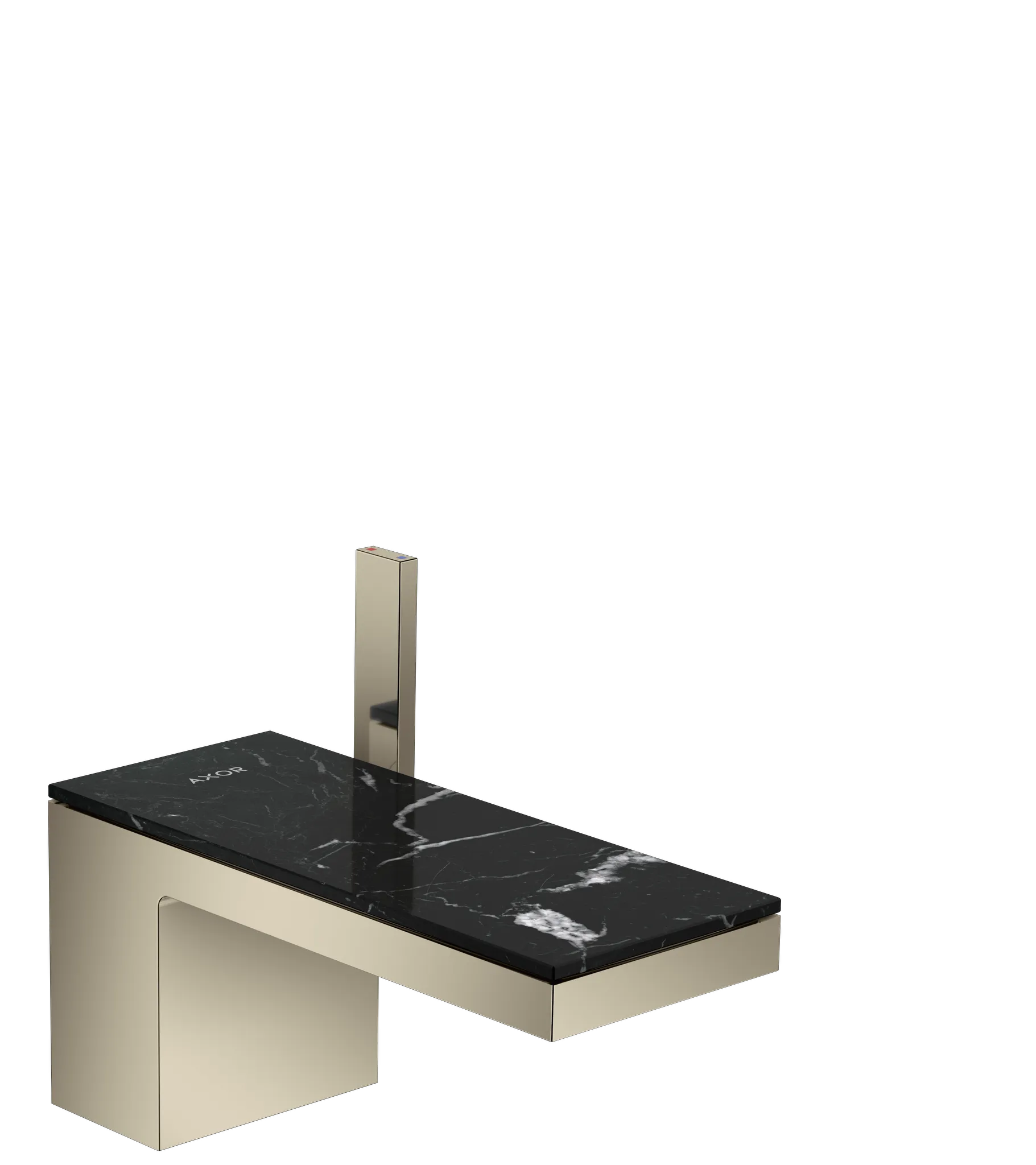 Hansgrohe AXOR MyEdition Mischer Platte 200 Marmor Nero Marquina Hansgrohe AXOR MyEdition Mischer Platte 200 Marmor Nero Marquina