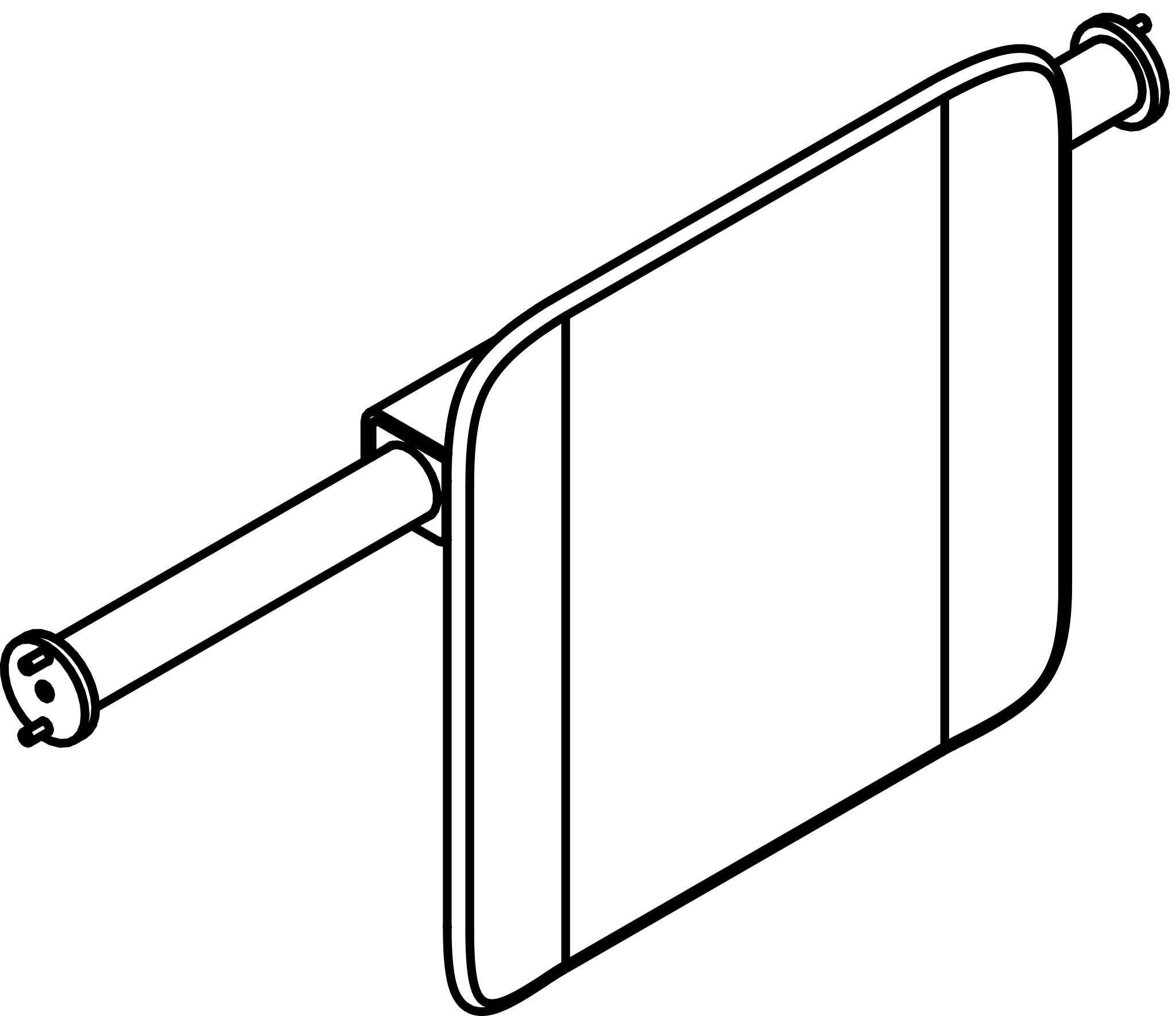 HEWI Rückenstütze „System 900“ 12,8 cm in Anthrazitgrau