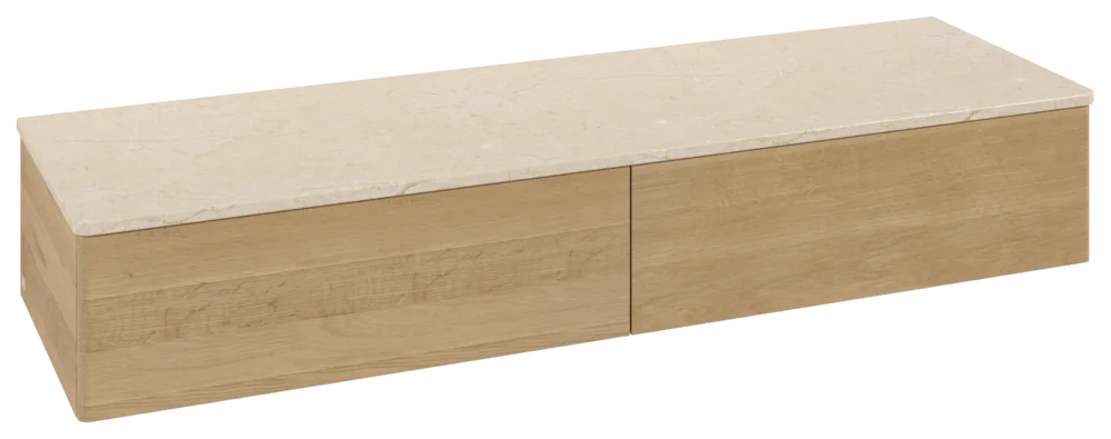 Villeroy & Boch Antao L42 Sideboard, 1600x268x500mm, Honey Oak/Botticino Villeroy & Boch Antao L42 Sideboard, 1600x268x500mm, Honey Oak/Botticino