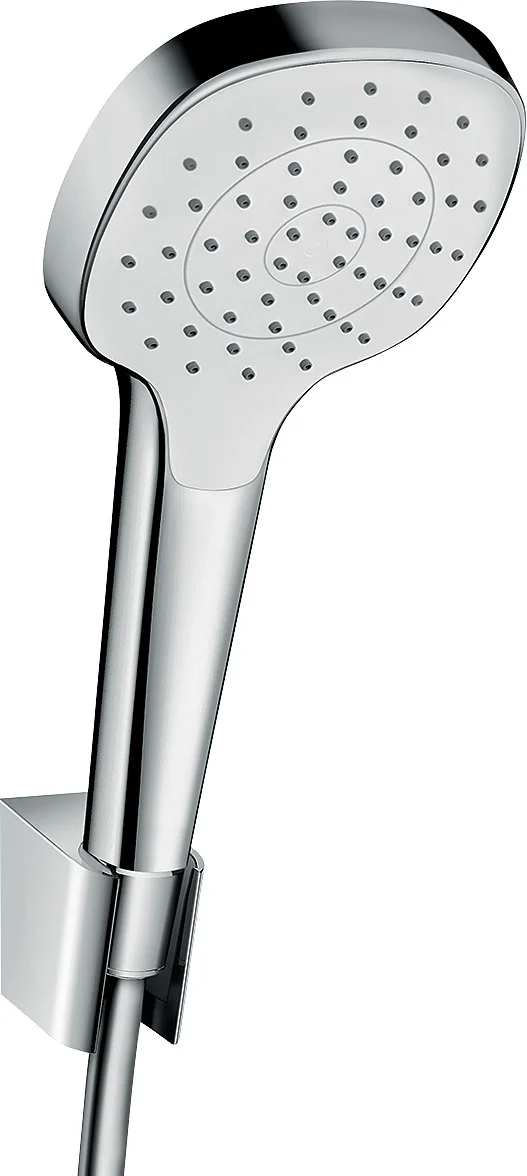 Hansgrohe Croma Select E Brausehalterset 110, 1jet EcoSmart mit Brauseschlauch 125 cm, weiß/chrom Hansgrohe Croma Select E Brausehalterset 110, 1jet EcoSmart mit Brauseschlauch 125 cm, weiß/chrom