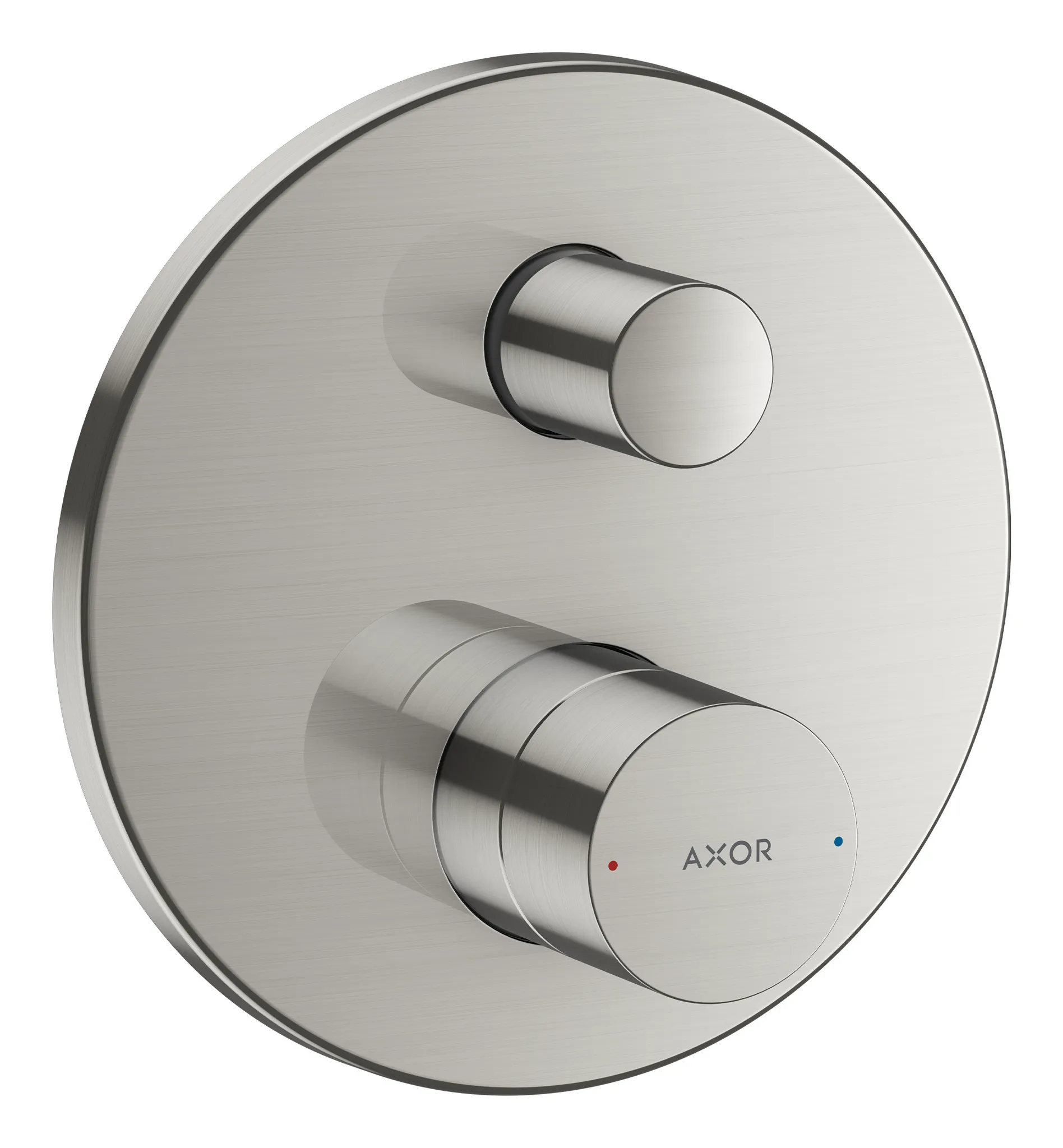 Hansgrohe AXOR Uno Einhebel-Wannenmischer Unterputz mit Zerogriff, Edelstahl Optic