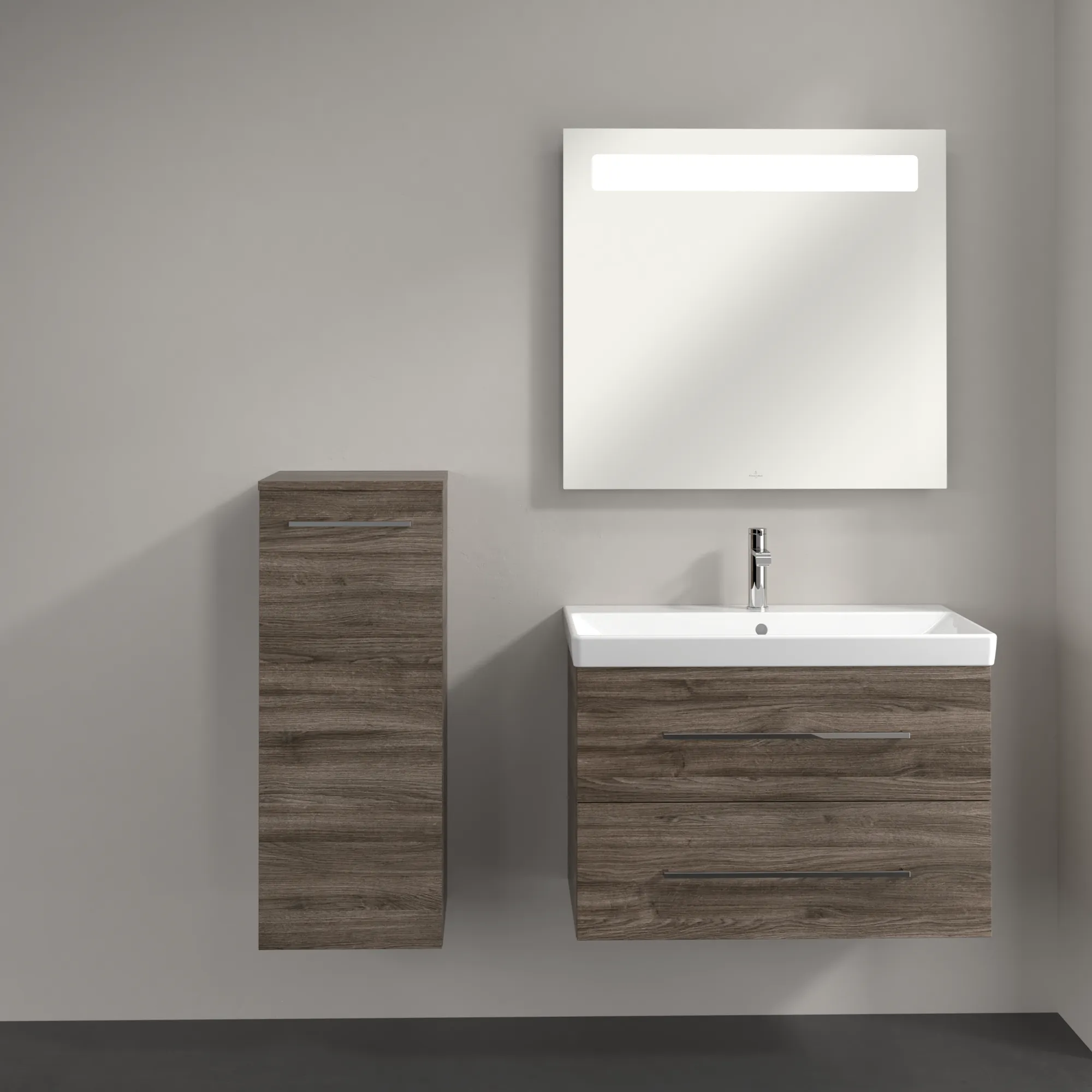 Villeroy & Boch Avento Seitenschrank A89500, 350 x 890 x 405 mm, links