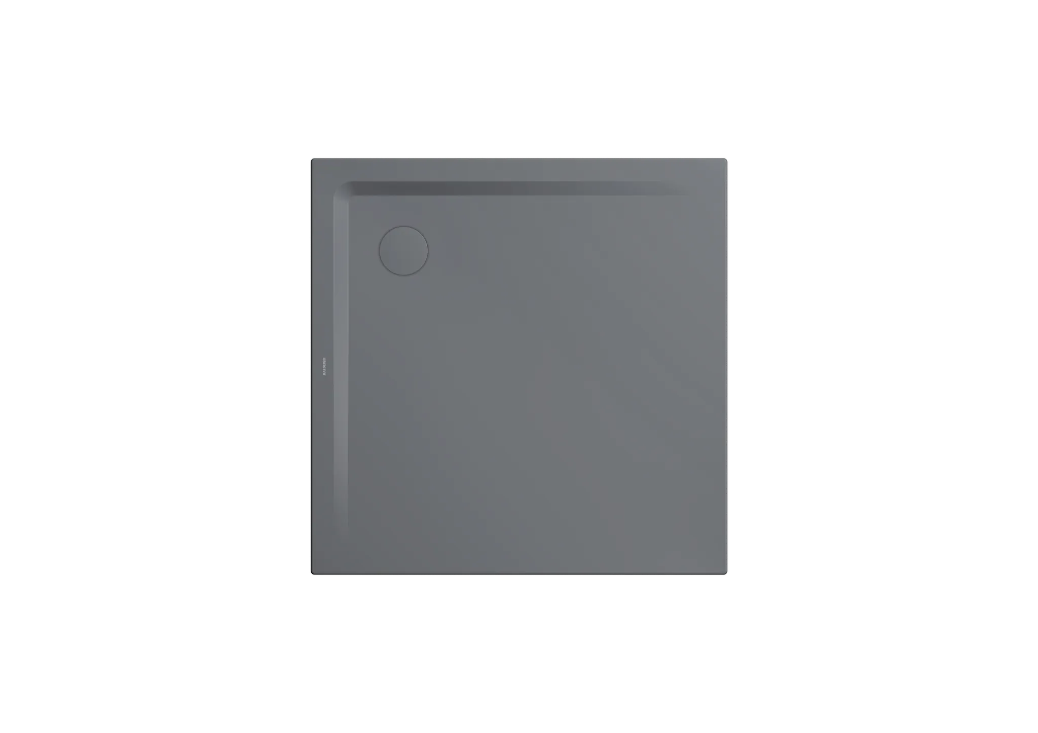Kaldewei Duschwanne „Superplan“ 100 × 100 cm mit Perl-Effekt, in cool grey 70