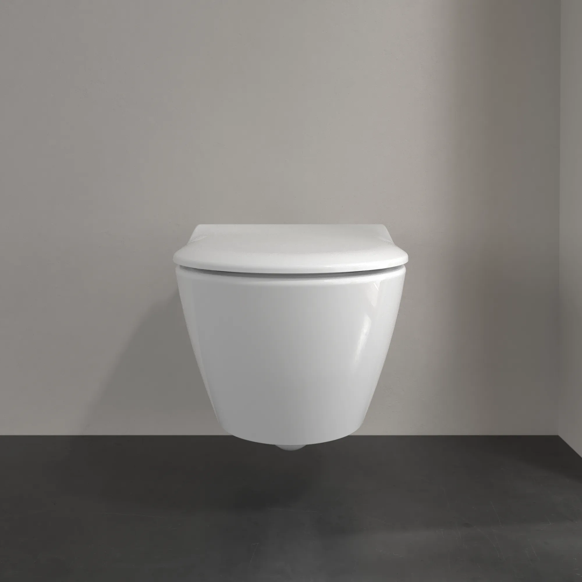 Wand-Tiefspül-WC DirectFlush „Subway 2.0“ 37 × 36,5 × 56 cm, ohne Spülrand, Abgang waagerecht