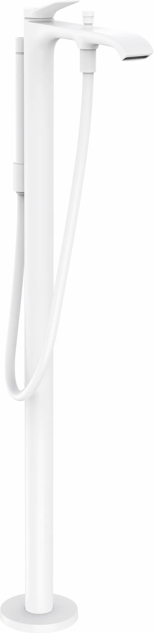 Wannenmischer Vivenis Fertigset zur Bodenmontage chrom Farbe: Mattweiß Wannenmischer Vivenis Fertigset zur Bodenmontage chrom Farbe: Mattweiß