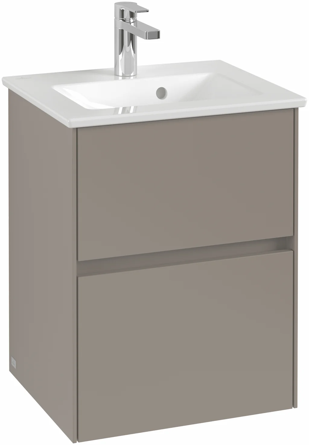 Villeroy & Boch Collaro Waschbeckenunterschrank C14100, 472x610x404 mm, 2 Auszüge, Taupe