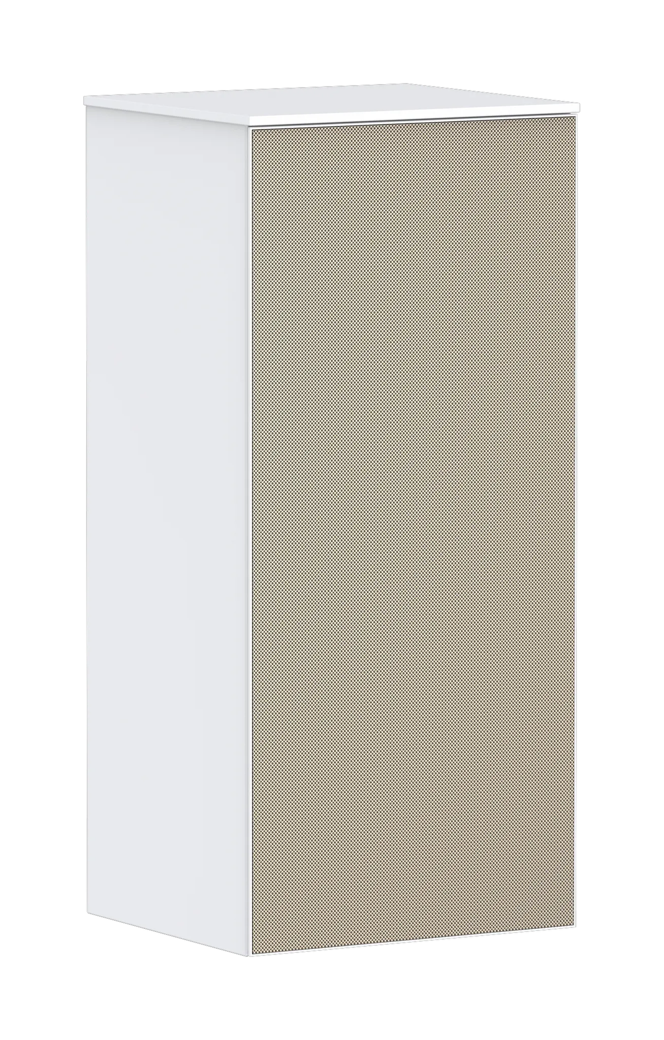 Xevolos E Halbhochschrank Mattweiß 400/360, Türanschlag links Weiß Metallic Xevolos E Halbhochschrank Mattweiß 400/360, Türanschlag links Weiß Metallic