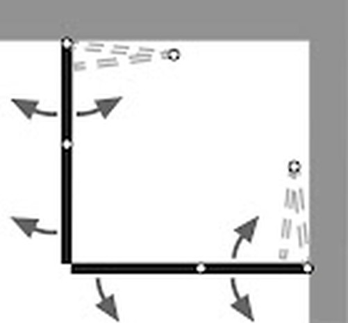HSK teilgerahmte Drehfalttür pendelbar „Exklusiv 2.0“ Glas Klar hell, Profile Alu Silber-matt, Scharniere Premium Classic, FM: 790 - 810 mm H: 2000 mm HSK teilgerahmte Drehfalttür pendelbar „Exklusiv 2.0“ Glas Klar hell, Profile Alu Silber-matt, Scharniere Premium Classic, FM: 790 - 810 mm H: 2000 mm