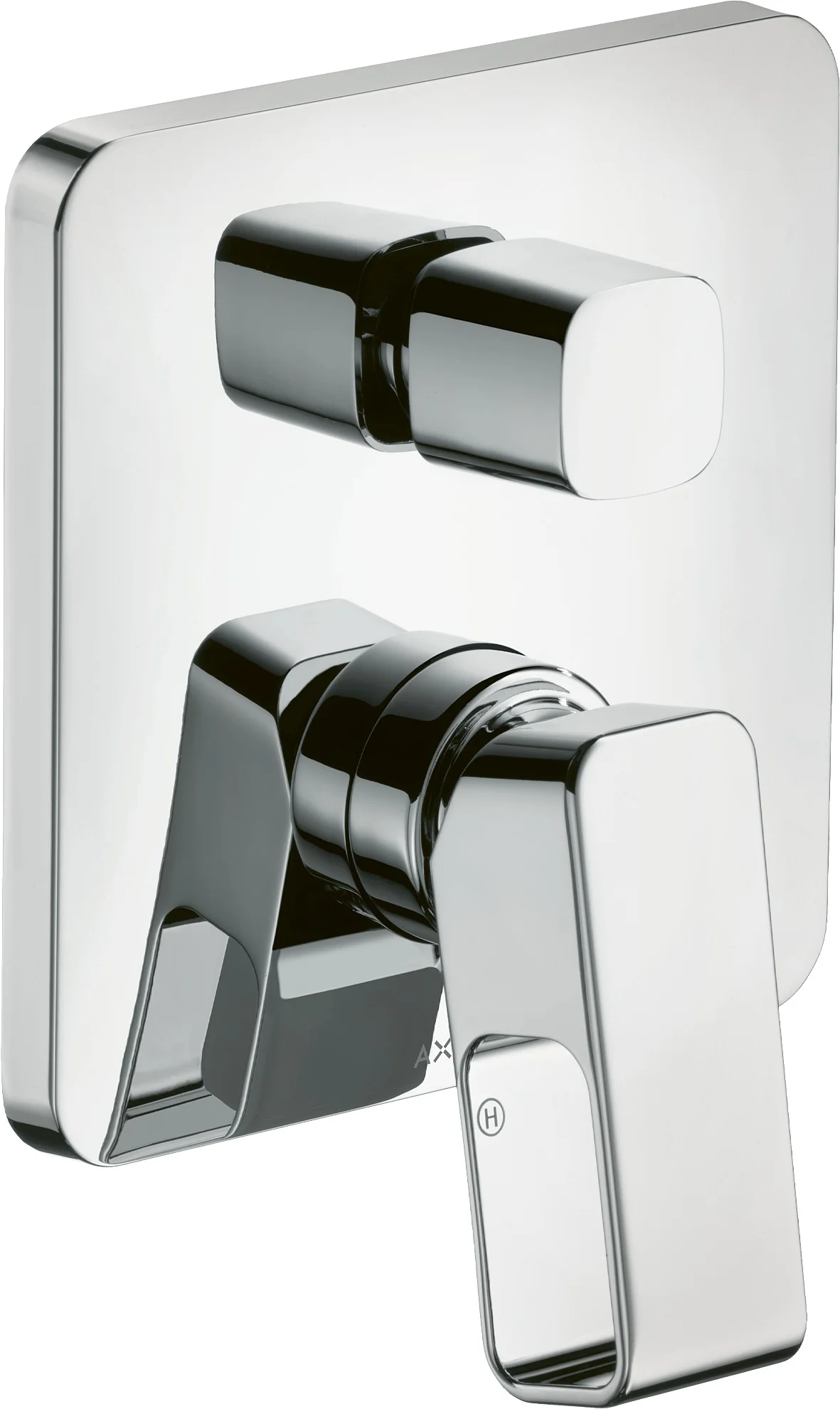 Hansgrohe AXOR Urquiola Einhebel-Wannenmischer Unterputz, Chrom, 2 Verbraucher, max. Durchfluss 22 l/min, Keramikmischsystem, einstellbare Temperaturbegrenzung, Umsteller mit automatischer Rückstellung, Schalldämpfer, für Durchlauferhitzer geeignet, Wand