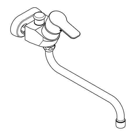Kludi PURE & EASY SPEZIAL WFB-EHM 45mm ohne Brausegarnitur chrom Kludi PURE & EASY SPEZIAL WFB-EHM 45mm ohne Brausegarnitur chrom