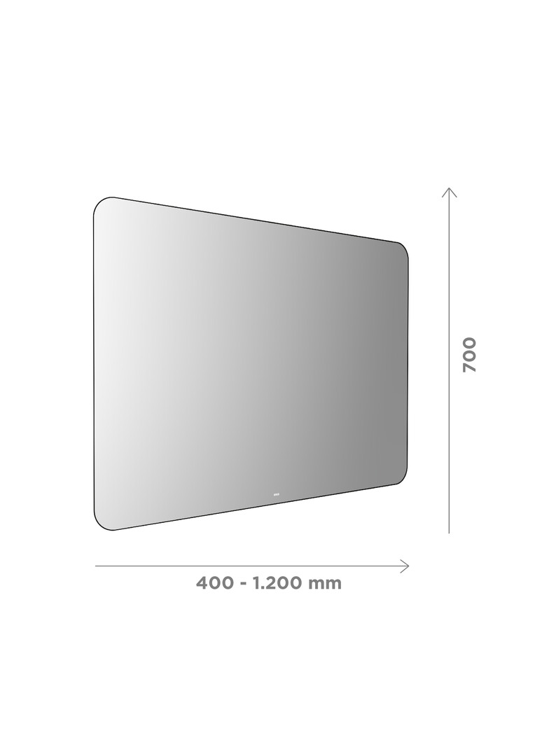 emco Lichtspiegel „MI 160“ 40 × 70 cm