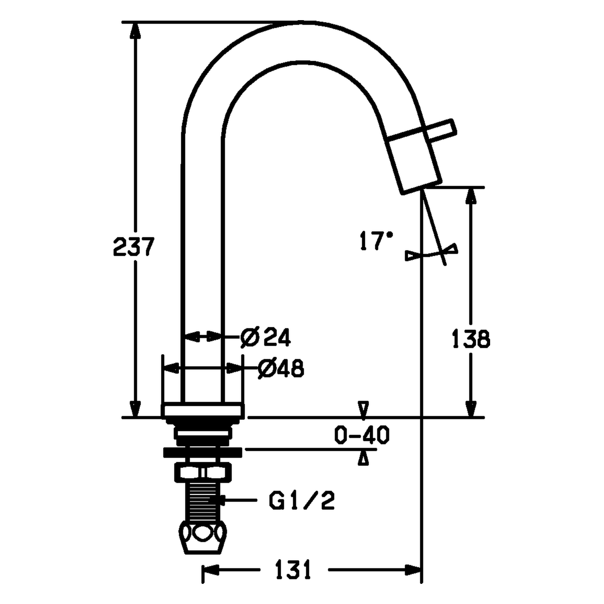 Einhebelmischer Waschtischbatterie NOVA Style 5091 Ausladung 131 mm DN15 Chrom Einhebelmischer Waschtischbatterie NOVA Style 5091 Ausladung 131 mm DN15 Chrom