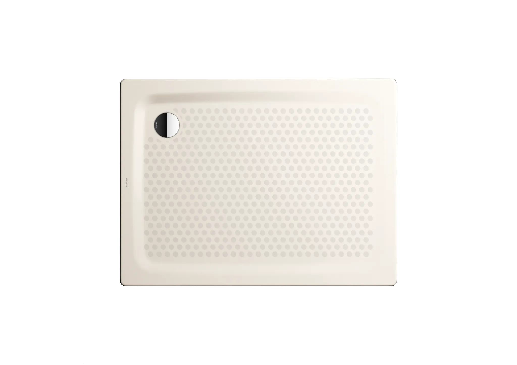 Kaldewei rechteck Duschwanne „Superplan Classic“ 100 × 80 cm mit Vollantislip, mit Perl-Effekt, in pergamon