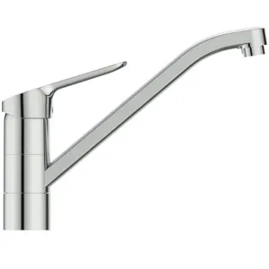 Küchenarmatur Ceraflex, mit Rohrauslauf, Ausladung 228mm, Vorfenstermontage, Chrom Küchenarmatur Ceraflex, mit Rohrauslauf, Ausladung 228mm, Vorfenstermontage, Chrom