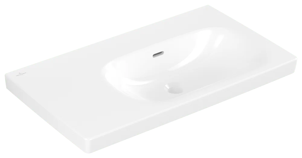 Villeroy & Boch Schrankwaschtisch Skyla 5A52R3, 800x460mm, Rechteck, BP re m. ÜL. Weiß Alpin Villeroy & Boch Schrankwaschtisch Skyla 5A52R3, 800x460mm, Rechteck, BP re m. ÜL. Weiß Alpin