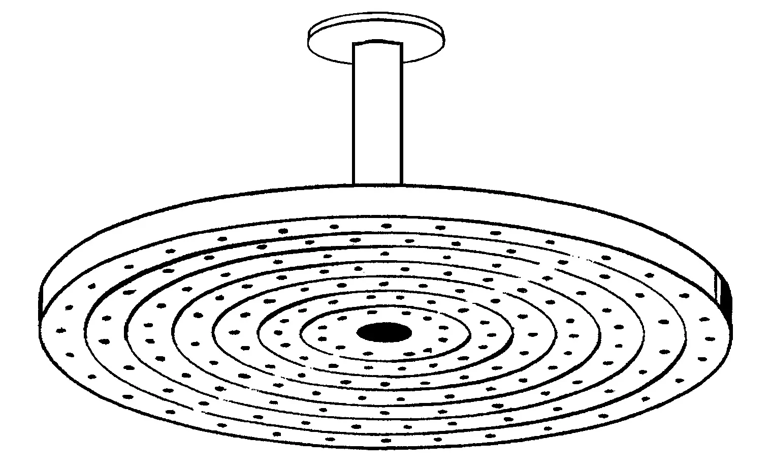 Tellerkopfbrause Raindance Air 240mm für Deckenmontage chrom 9,4 l/min