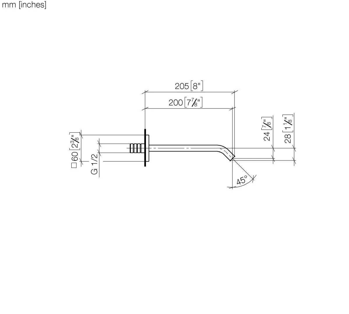 DO Wannenauslauf für Wandmontage IMO 13801670 chrom DO Wannenauslauf für Wandmontage IMO 13801670 chrom