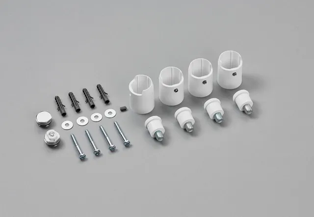 Zehnder Montageset für „Forma Spa“ doppellagig in Sonderlackierung Zehnder Montageset für „Forma Spa“ doppellagig in Sonderlackierung