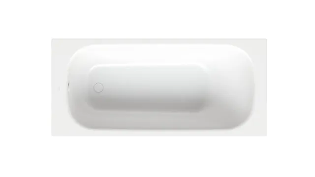 Bette BetteForm Badewanne Edelweiß 1650x750 mm, 30 mm Randhöhe, 1-Sitzer, Unterbau, Bade-Duschkombination