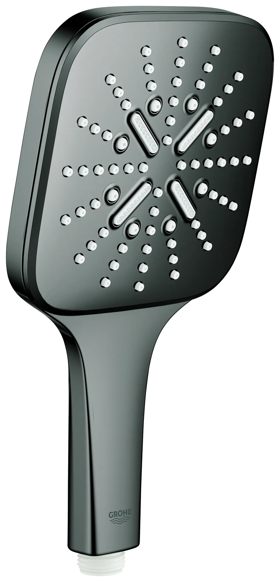 Handbrause Rainshower SmartActive 130 Cube 26582, 3 Strahlarten, Brauseboden chrom, 9,5 l/min Durchflusskonstanthalter