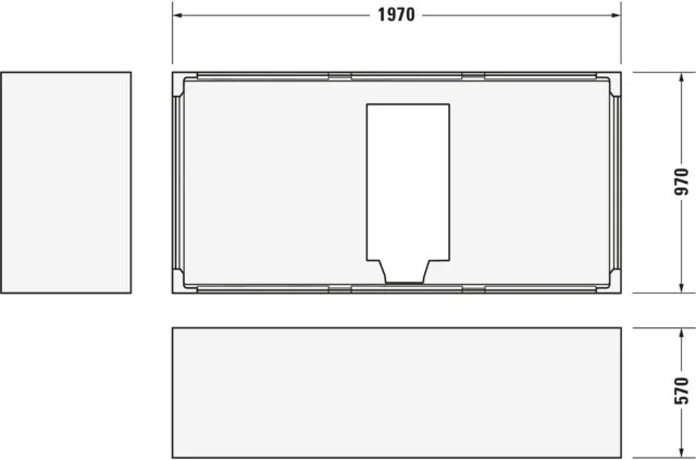 Badewannenträger für Starck 700341