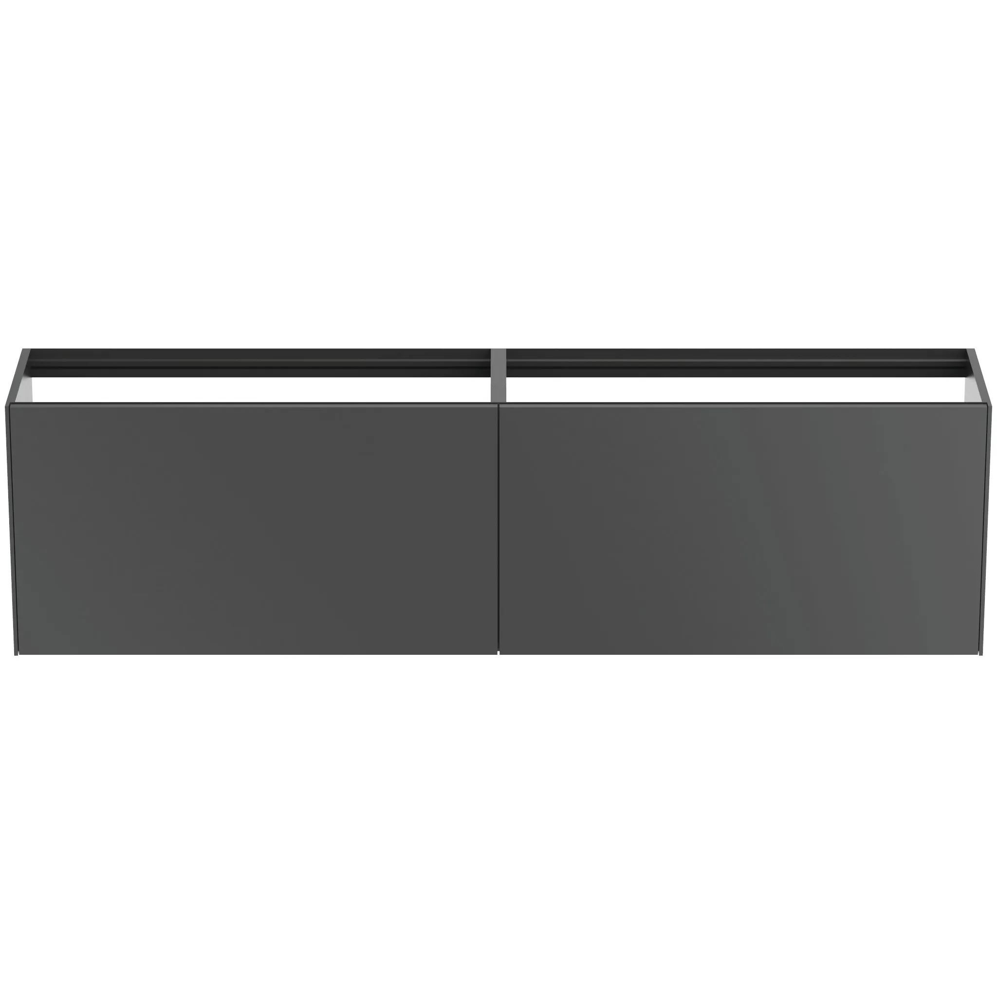 Ideal Standard Waschtischunterschrank „Conca“ 198,5 × 54 × 37,3 cm Anthrazit matt lackiert