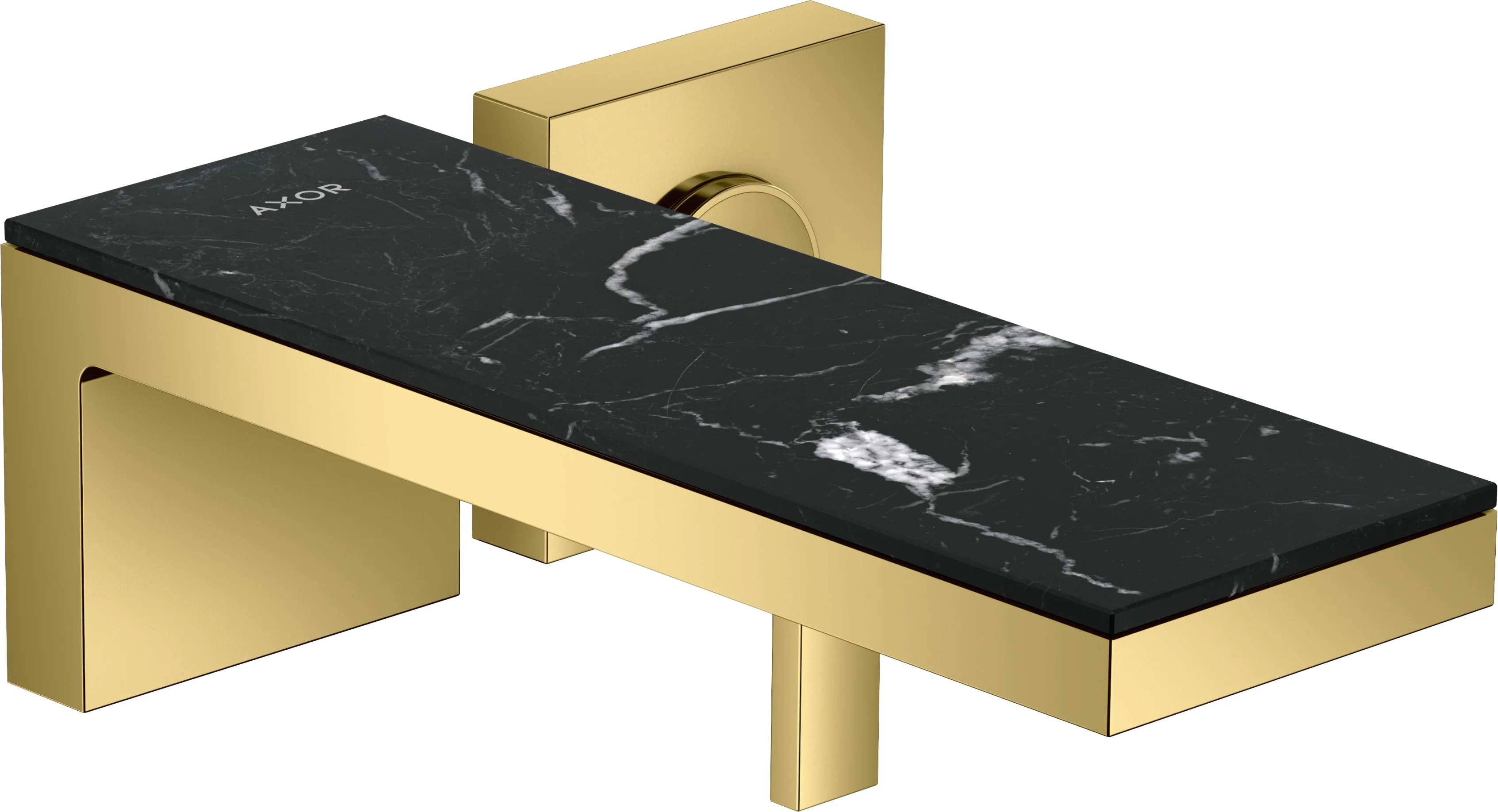 Hansgrohe AXOR MyEdition Platte 245 mm Marmor Nero Marquina abnehmbar