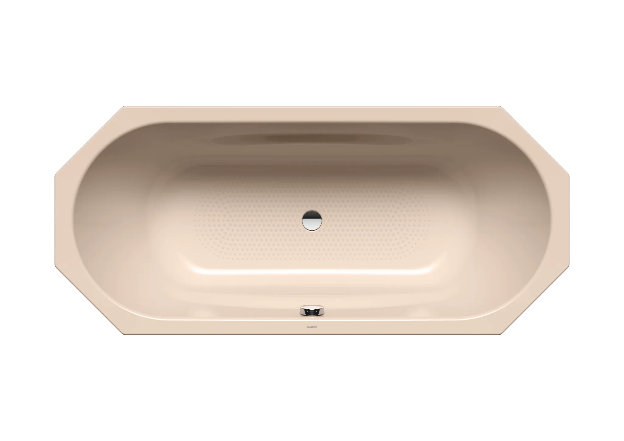 Kaldewei Badewanne „Vaio Duo 8“ achteck 180 × 80 cm, ohne Grifflochbohrungen in bahamabeige