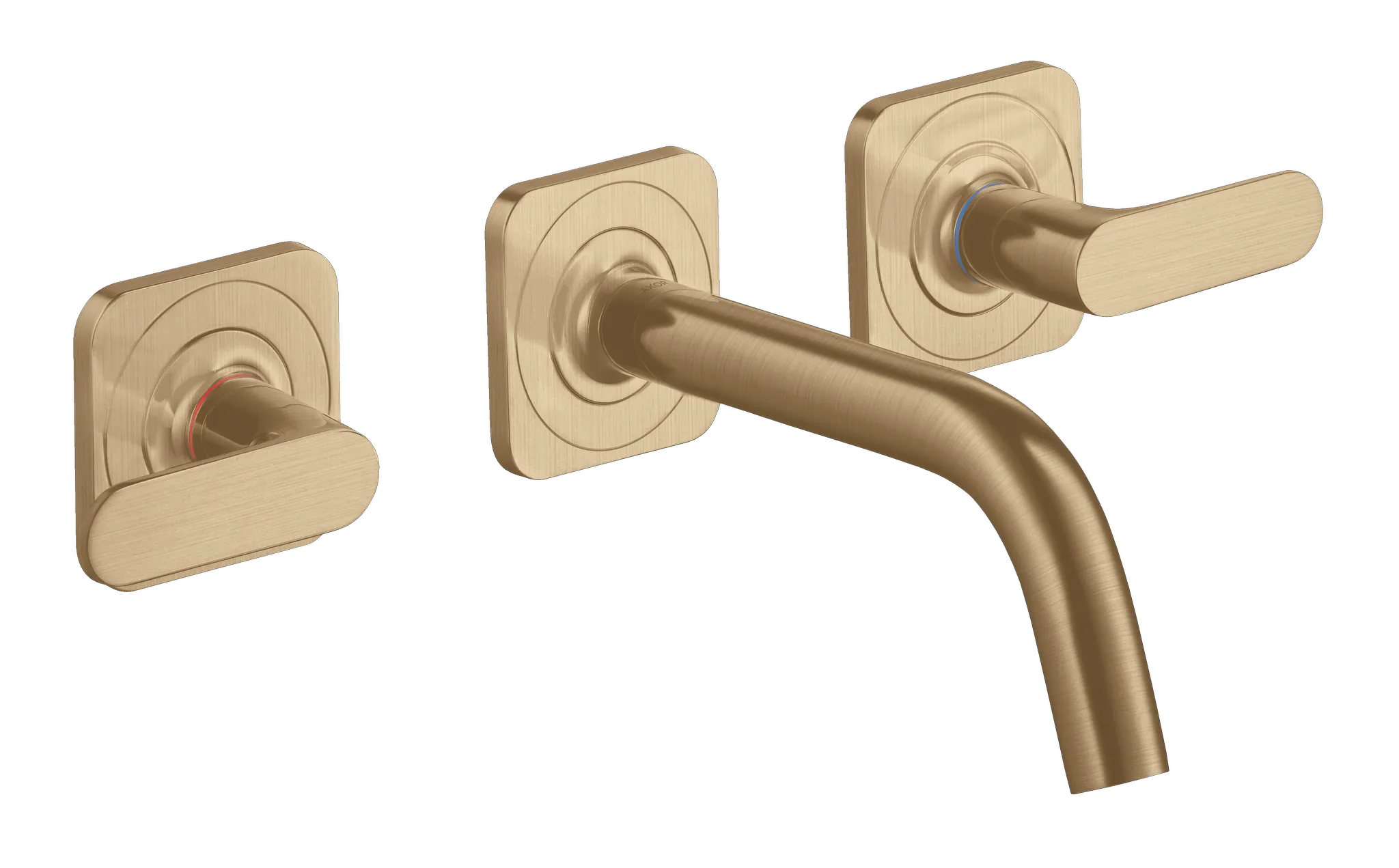Hansgrohe AXOR Citterio M 3-Loch Waschtischarmatur Unterputz Brushed Bronze Hansgrohe AXOR Citterio M 3-Loch Waschtischarmatur Unterputz Brushed Bronze
