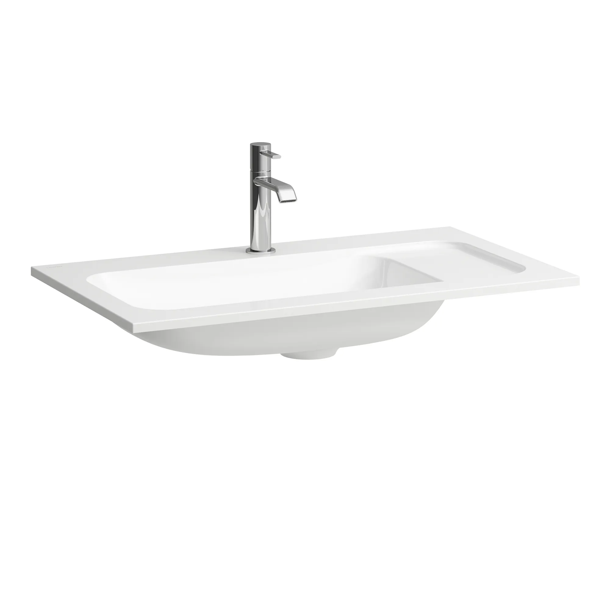 Laufen Möbelwaschtisch Slim MEDA 445x775x130 Marbond Ablage re 1 Hl o.Ül. weiß matt Farbe: weiß matt / Größe: 44,5 × 77,7 cm Laufen Möbelwaschtisch Slim MEDA 445x775x130 Marbond Ablage re 1 Hl o.Ül. weiß matt Farbe: weiß matt / Größe: 44,5 × 77,7 cm