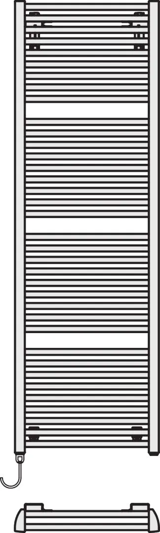 Kermi Design-Elektroheizkörper doppellagig „Duett®-E“ 93,4 × 118,8 cm in Graphit Metallic Kermi Design-Elektroheizkörper doppellagig „Duett®-E“ 93,4 × 118,8 cm in Graphit Metallic