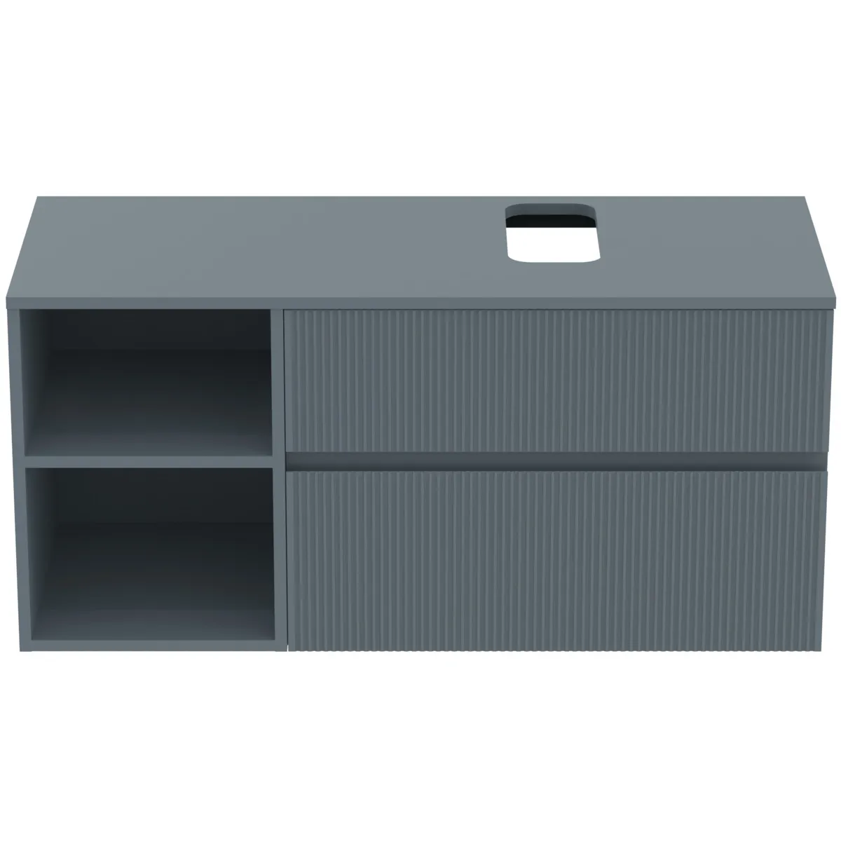 Ideal Standard Waschtischunterschrank „Finesse“ 120,2 × 55,8 × 50,5 cm Aschblau matt