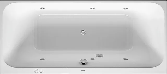 Duravit Whirlwanne „Happy D.2“ rechteck 1800 × 800 mm mit Jet-System, in Weiß Duravit Whirlwanne „Happy D.2“ rechteck 1800 × 800 mm mit Jet-System, in Weiß