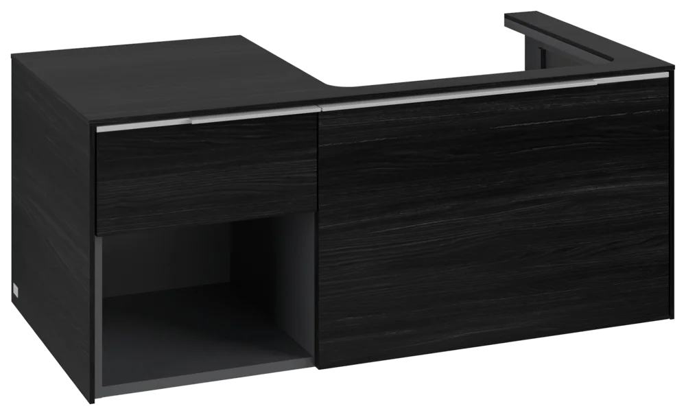 Villeroy & Boch Subway 3.0 Waschbeckenunterschrank Black Oak, 1001x423x516mm