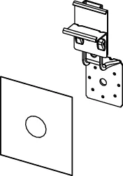 TECEprofil Armaturenanschluss ohne Wandscheibe TECEprofil Armaturenanschluss ohne Wandscheibe