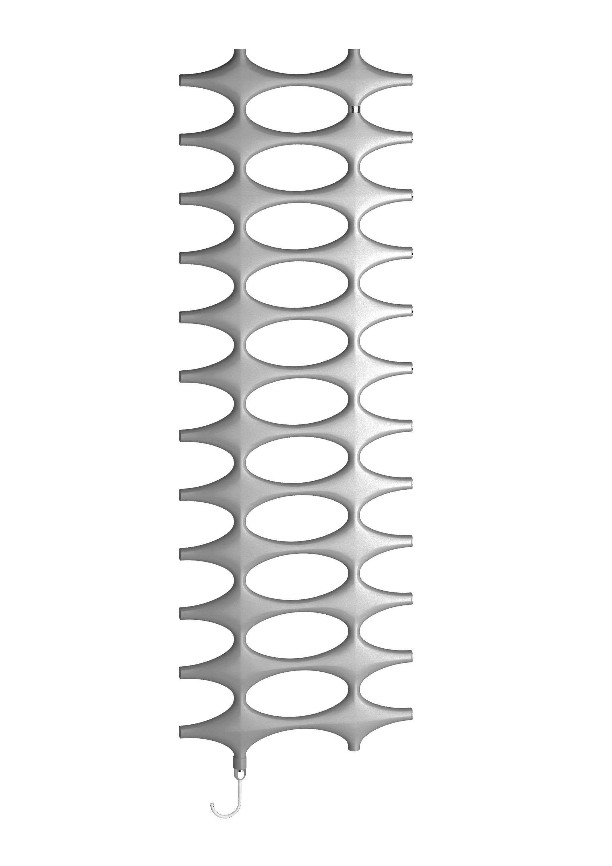 Kermi Design-Elektroheizkörper „Ideos®-E“ 50,8 × 115,1 cm in Weiß