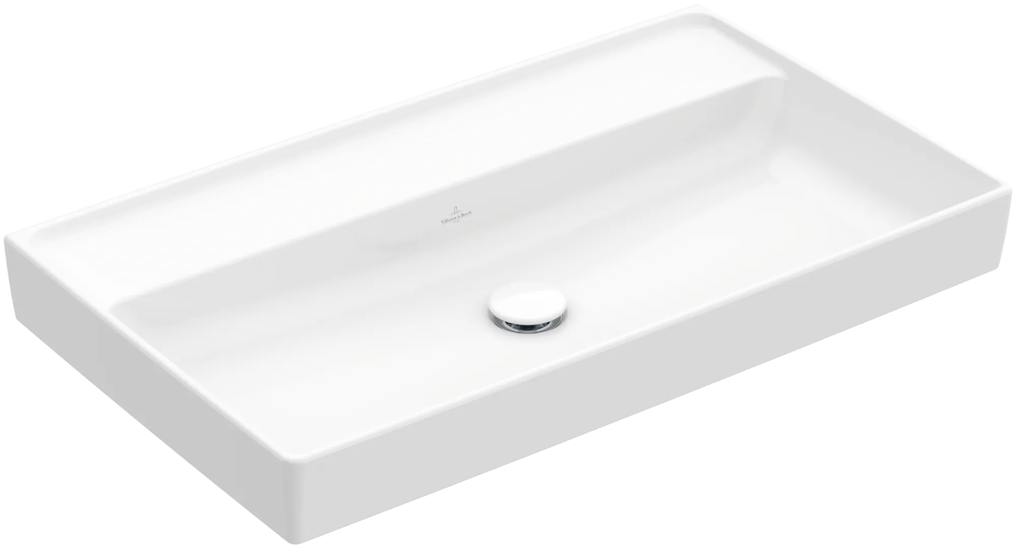 Villeroy & Boch Schrankwaschtisch aus TitanCeram „Collaro“ 800 × 465 × 160 mm, ohne Hahnlochbohrung in Weiß Alpin Villeroy & Boch Schrankwaschtisch aus TitanCeram „Collaro“ 800 × 465 × 160 mm, ohne Hahnlochbohrung in Weiß Alpin