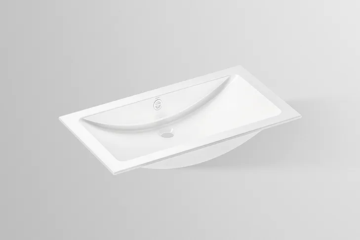 Waschbecken „R-Serie“ 380 × 121 mm mit ProShield Waschbecken „R-Serie“ 380 × 121 mm mit ProShield