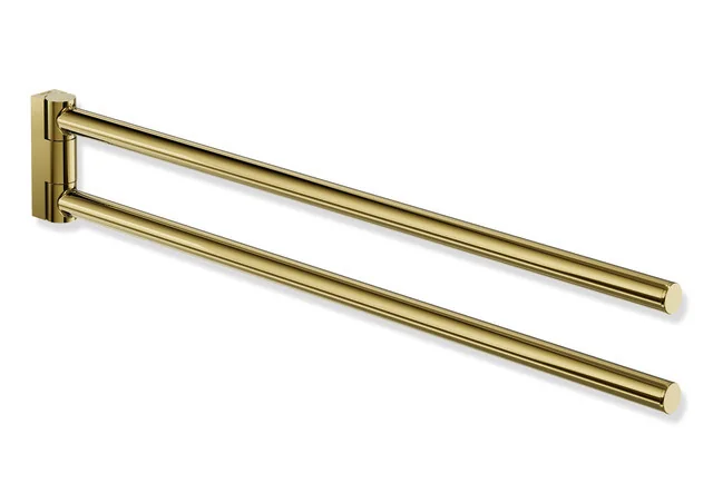 HEWI Handtuchhalter System 162, Edelstahl PVD, Gold glänzend, Länge 446 mm, zweiarmig schwenkbar HEWI Handtuchhalter System 162, Edelstahl PVD, Gold glänzend, Länge 446 mm, zweiarmig schwenkbar