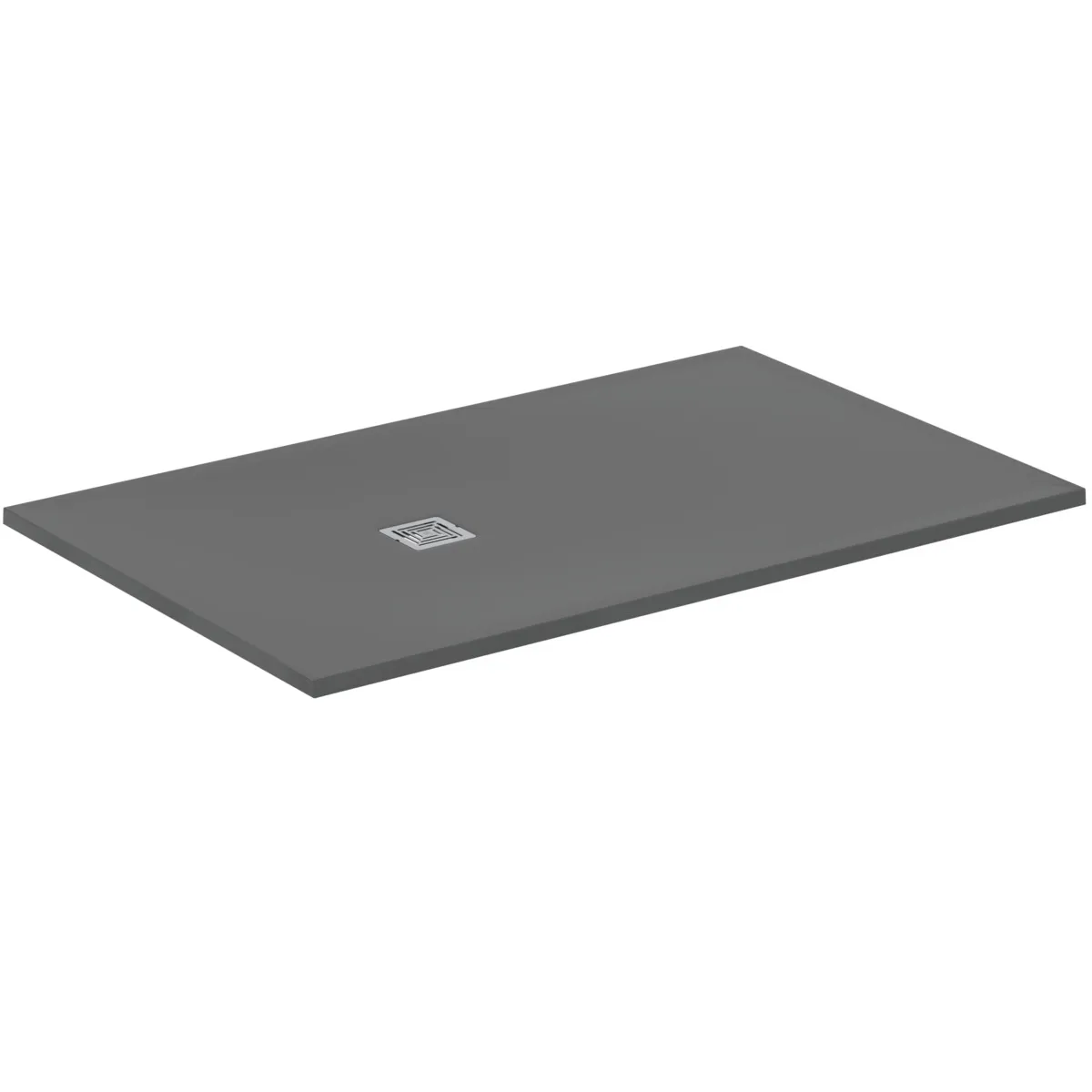 Ideal Standard Rechteck-Brausewanne Ultra Flat S + 1600x1000mm Quarzgrau