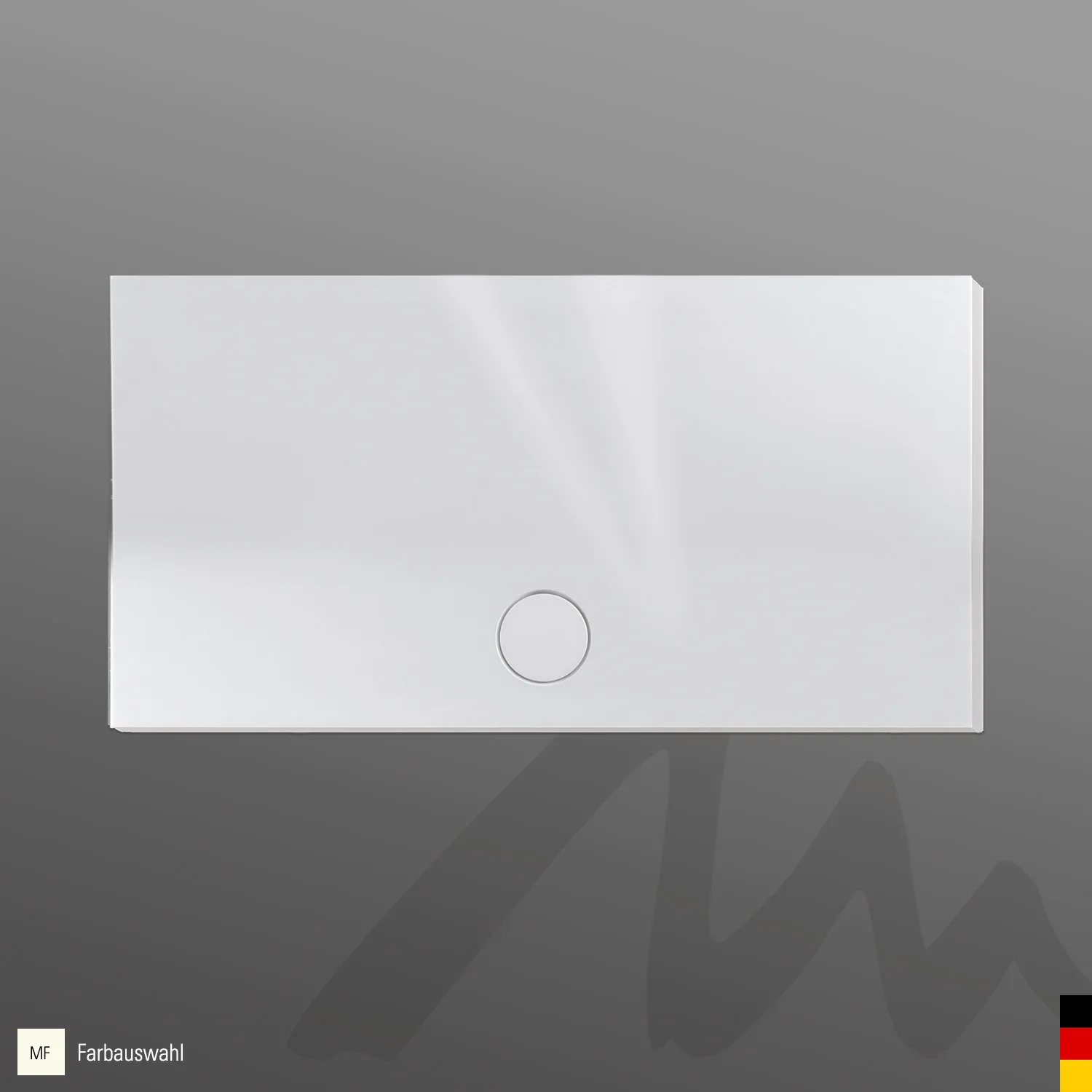 Mauersberger Duschwanne „davisi“ 1400 × 750 mm in Reinweiß (matt)