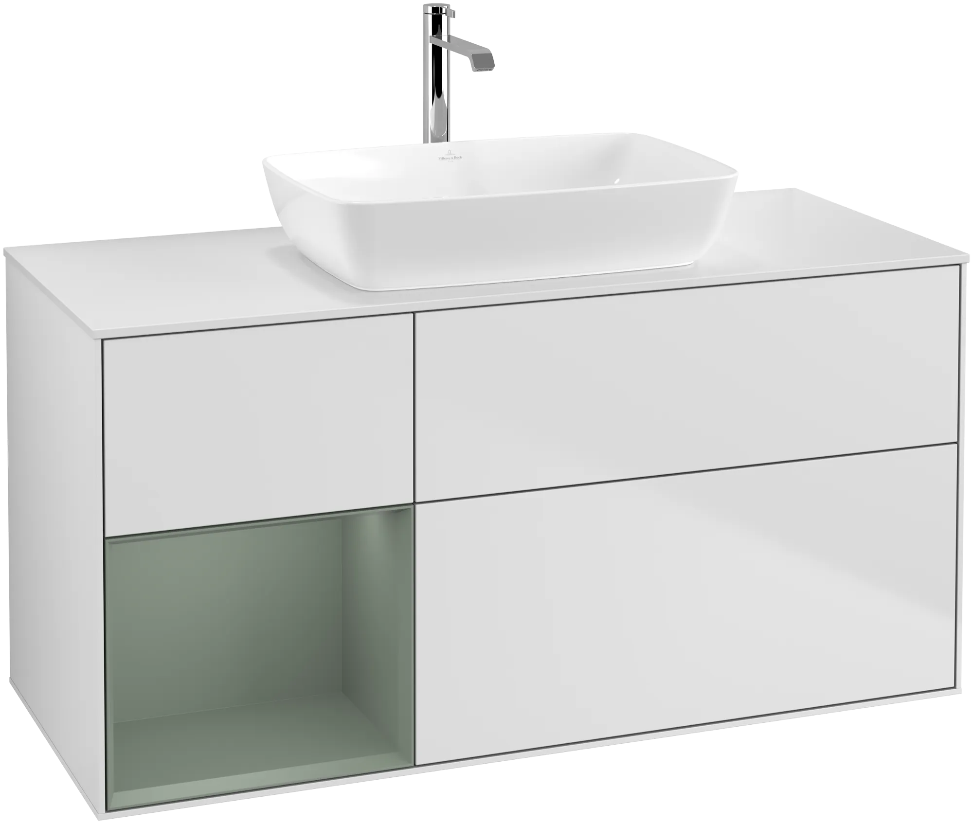 Villeroy & Boch Waschbeckenunterschrank Finion G82, 1200x603x501mm, mit Beleuchtung