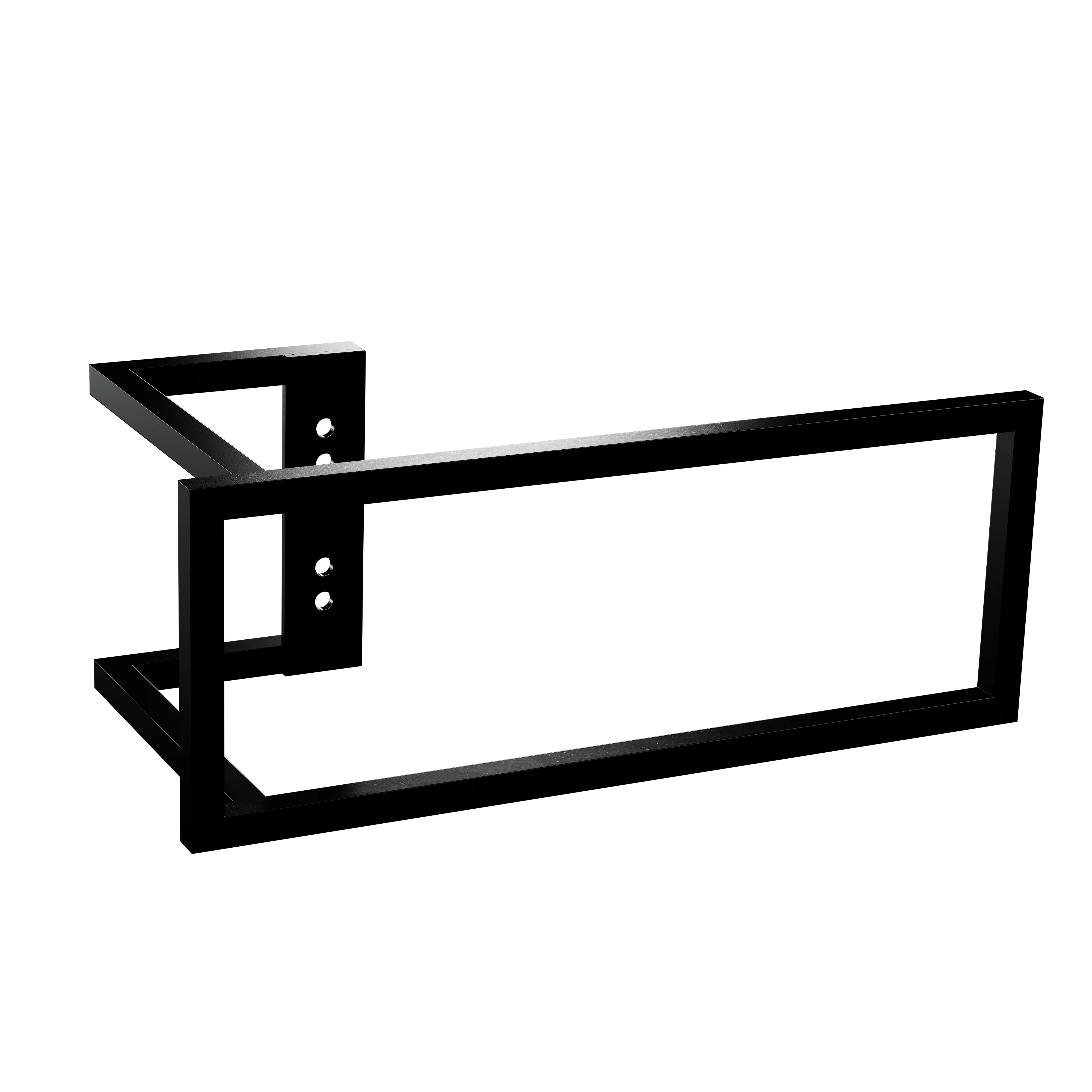 Rechteckiger Bügel RAL 9005 Rechteckiger Bügel RAL 9005