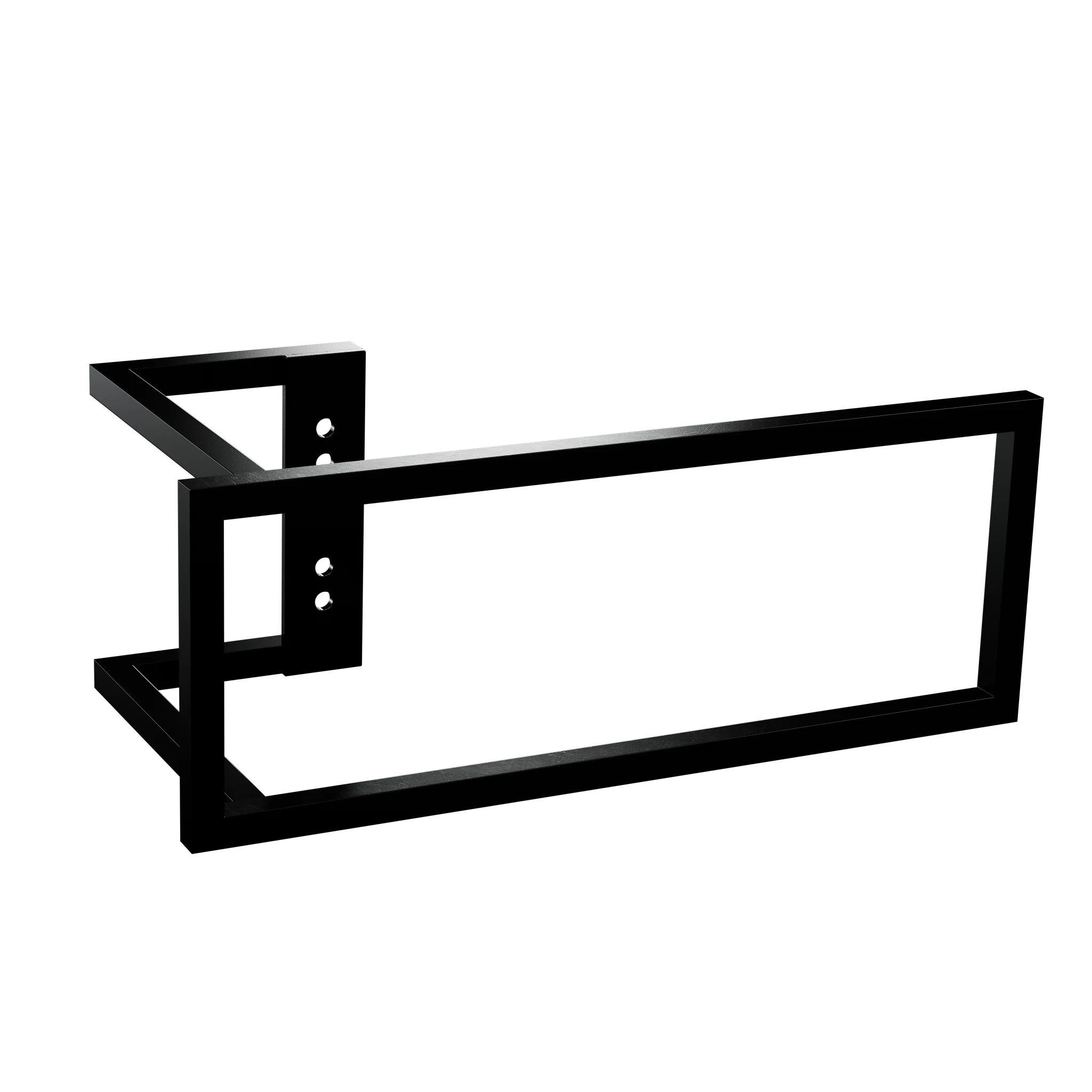 Kermi Handtuchbügel rechteckig für „Decor-Arte®“ 28,6 cm in Tiefschwarz