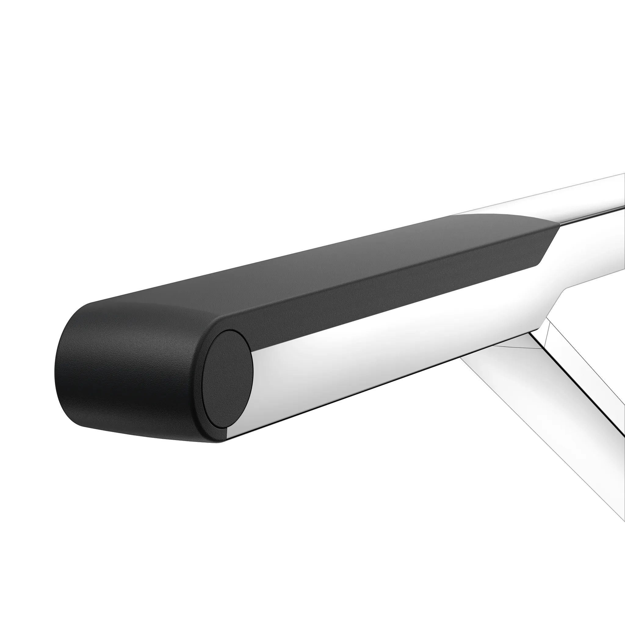 AXESS Stützklappgriff WC 700 mm verchromt/schwarz AXESS Stützklappgriff WC 700 mm verchromt/schwarz