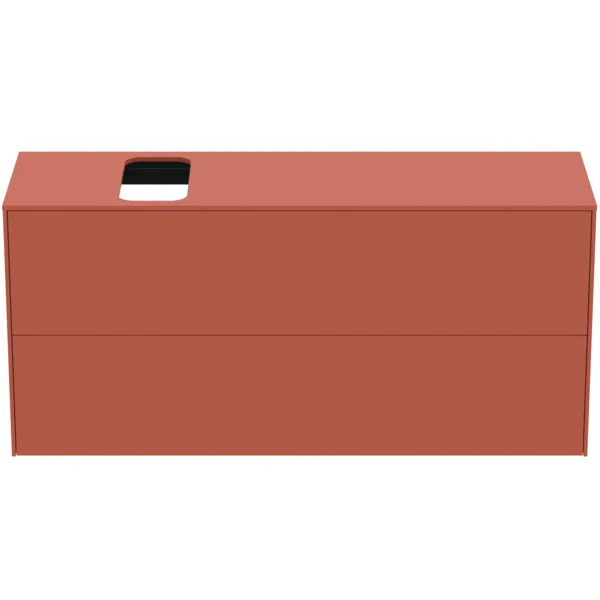 Ideal Standard Waschtischunterschrank „Conca“ 120,2 × 55 × 37,3 cm Sunset matt lackiert Ideal Standard Waschtischunterschrank „Conca“ 120,2 × 55 × 37,3 cm Sunset matt lackiert