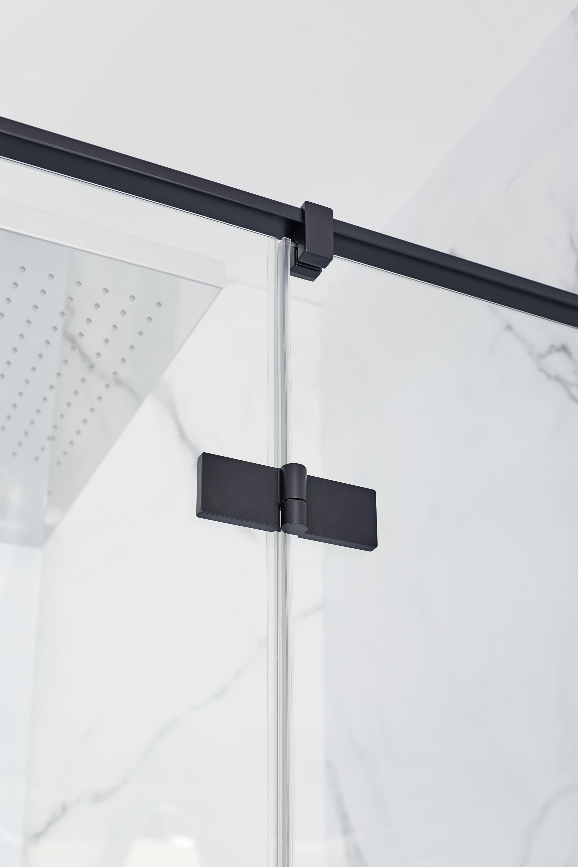 HSK teilgerahmte Drehfalttür für Seitenwand „Atelier Plan“ Glas Linea 02, Profile Schwarz-matt, Sondergröße HSK teilgerahmte Drehfalttür für Seitenwand „Atelier Plan“ Glas Linea 02, Profile Schwarz-matt, Sondergröße